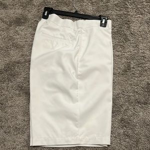 White Callaway golf shorts